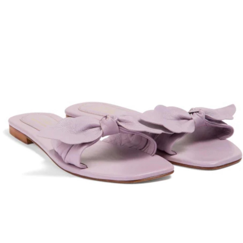 A Piedi bow sandal lavender sz 38